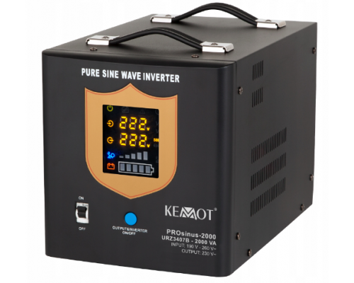 Джерело аварійного живлення Kemot PROsinus 2000W - 12V/230V