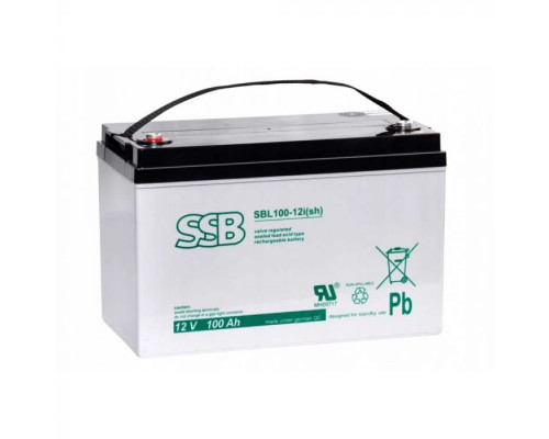 Акумулятор SSB SBL 100-12i (sh  посиленний) AGM мультигелевий