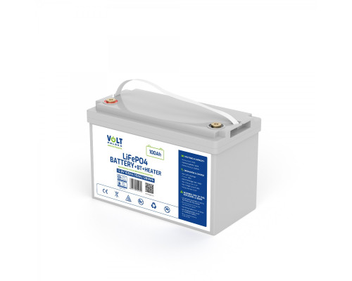 АКУМУЛЯТОР Volt Polska  LiFePO4 12V 100 Ah (150A) Bluetooth + нагрівальний килимок