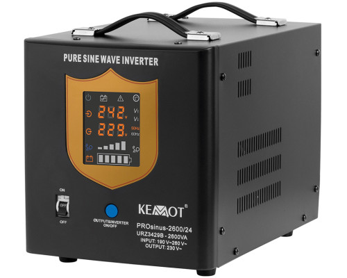 Безперебійник ИБП KEMOT PROsinus-2600/24 ​​24V 230V 2600VA/1800W (KEMOT 2600)