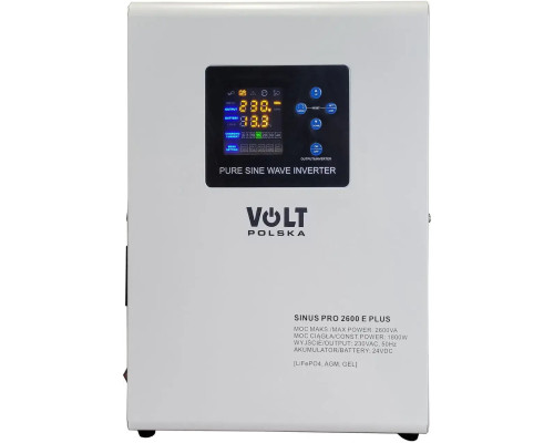 Джерело безперебійного живлення Volt Polska SINUS PRO 2600 E PLUS 24/230V (1800/2600W)