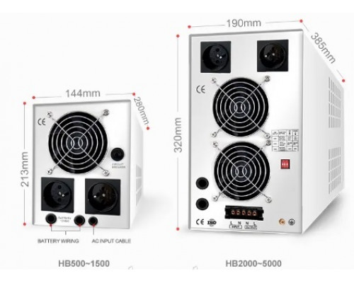  Инвертор Бесперебойник VOLT POWER HB0812 – 800W (800VA-640W) 12V-220V