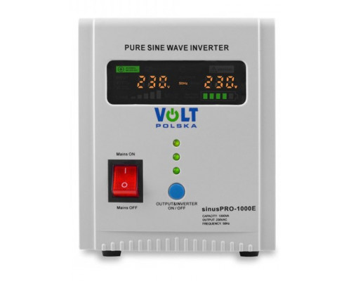 Источник бесперебойного питания Volt Polska Sinus PRO 1000 Е 12/230 В (700/1000 Вт)