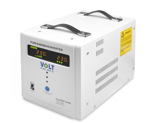 Джерело безперебійного живлення Volt Polska SINUS PRO 2200E 12V-220V (2200VA-1600W)
