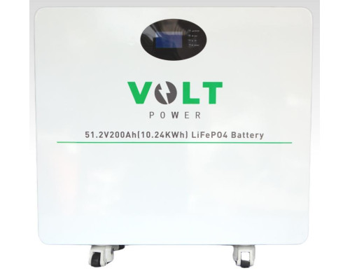Літієва акумуляторна батарея VOLT POWER LiFePO4 LFP-W51.2-200Ah 10.24kWh