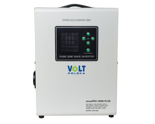 Джерело безперебійного живлення Volt Polska SINUS PRO 1200 E PLUS 12/230V (800/1200W) [LiFePO4, MENU]