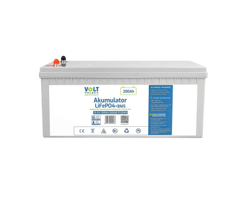 Акумулятор Volt Polska LiFePO4 25,6 В 200Ah (200 А) + BMS